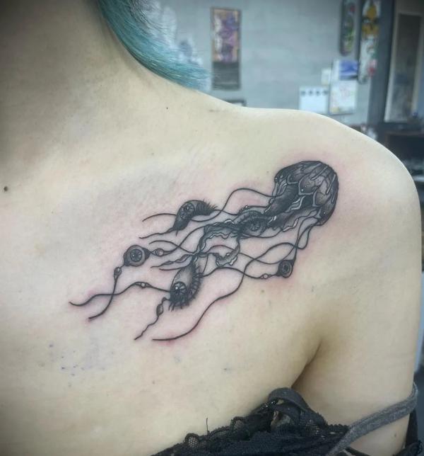 100 Jellyfish Tattoo Designs: the Elegance of Marine Life