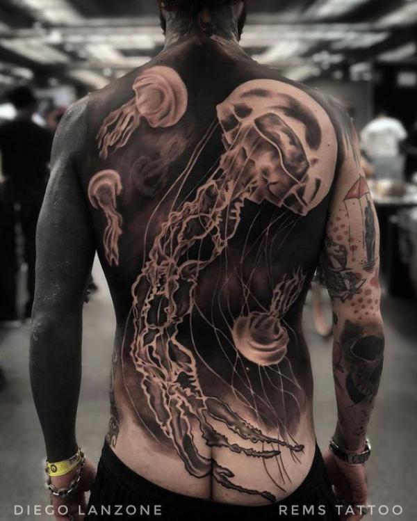 100 Jellyfish Tattoo Designs: the Elegance of Marine Life