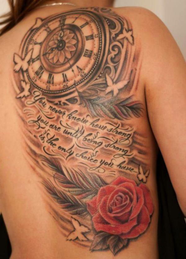 Rose Back Tattoo: Blooming with Beauty and Meaning