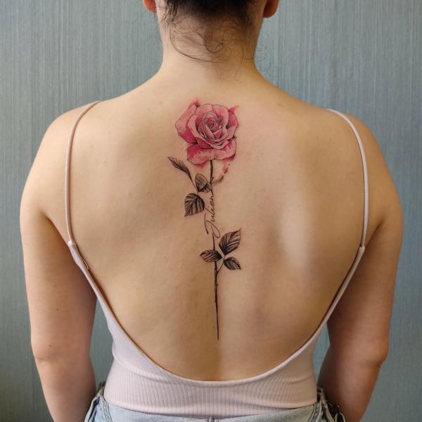 Rose Back Tattoo: Blooming with Beauty and Meaning