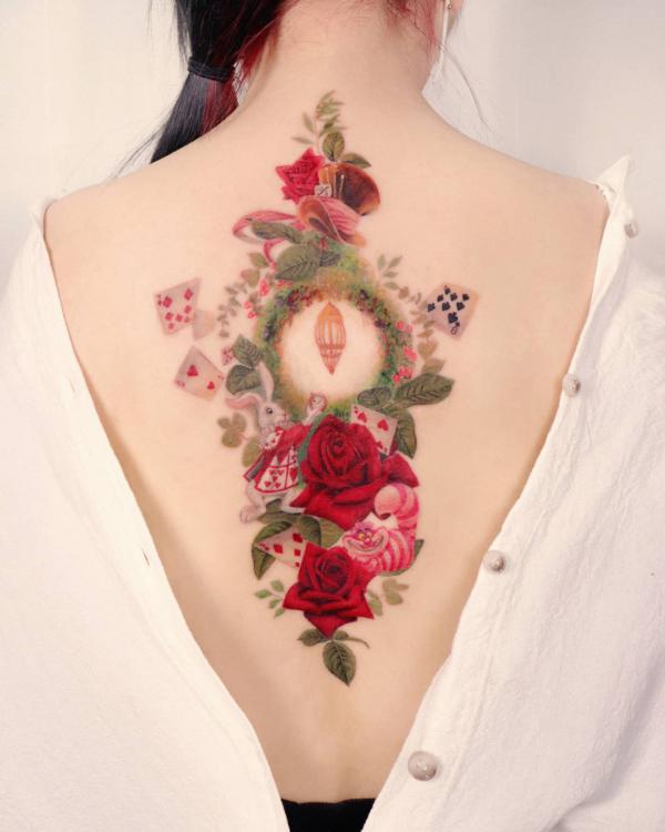 Rose Back Tattoo: Blooming with Beauty and Meaning