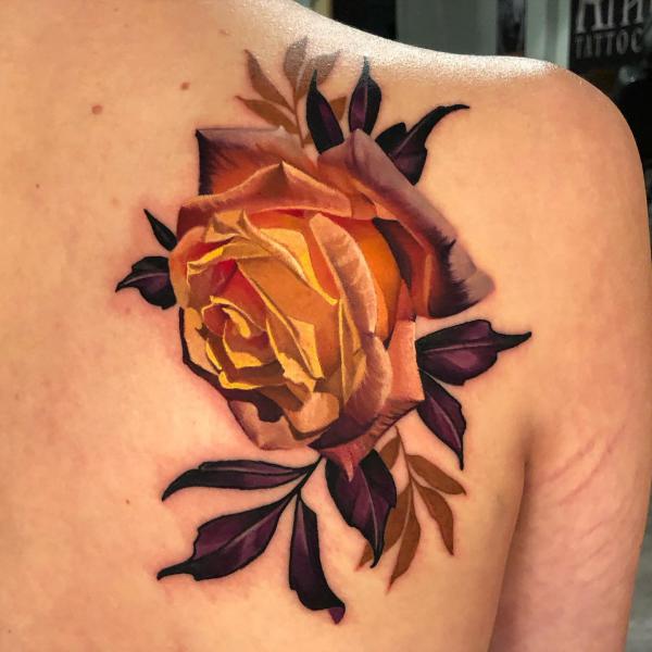 Rose Back Tattoo: Blooming with Beauty and Meaning