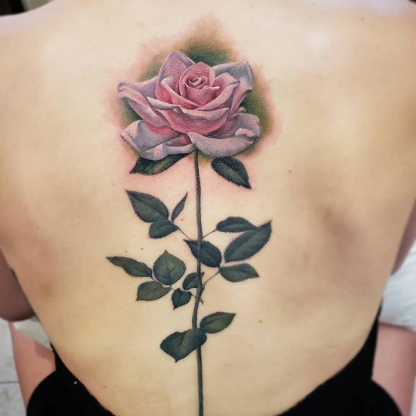 Rose Back Tattoo: Blooming with Beauty and Meaning