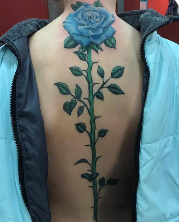 Rose Back Tattoo: Blooming with Beauty and Meaning