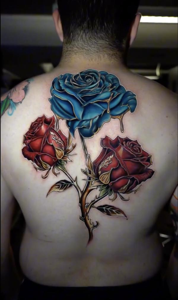 Rose Back Tattoo: Blooming with Beauty and Meaning
