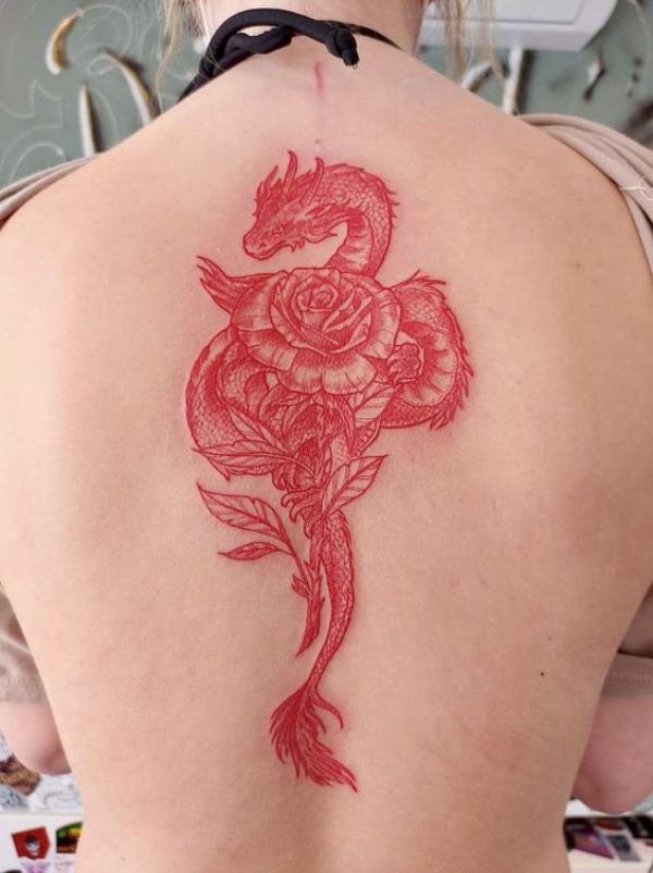 Rose Back Tattoo: Blooming with Beauty and Meaning