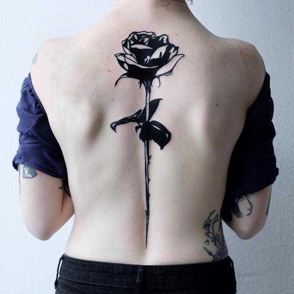 Rose Back Tattoo: Blooming with Beauty and Meaning