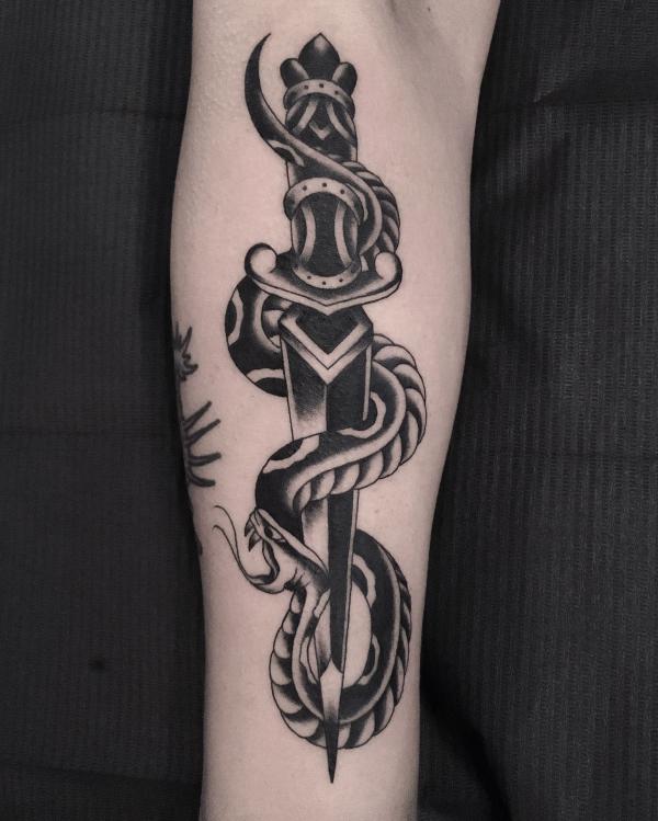 40 Intriguing Snake Forearm Tattoo Design Ideas