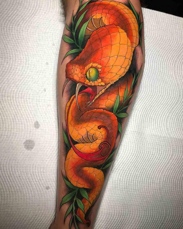 40 Intriguing Snake Forearm Tattoo Design Ideas