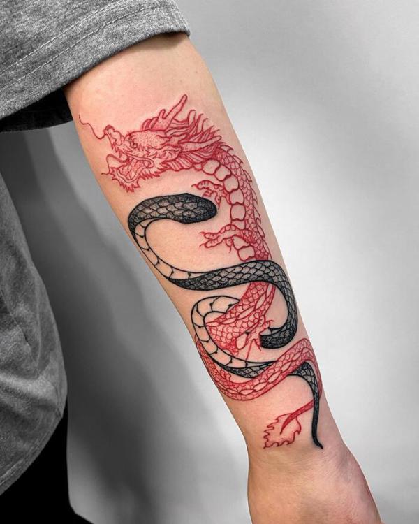 40 Intriguing Snake Forearm Tattoo Design Ideas