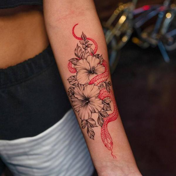 40 Intriguing Snake Forearm Tattoo Design Ideas