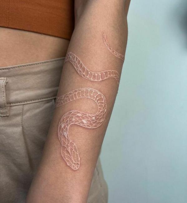 40 Intriguing Snake Forearm Tattoo Design Ideas