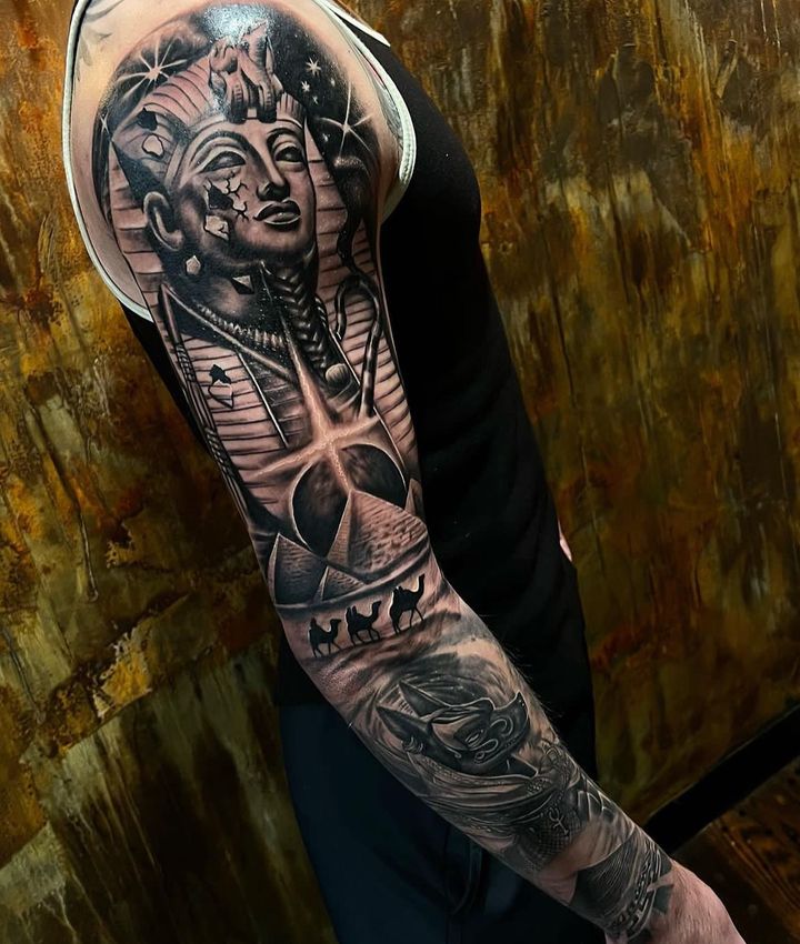 45 King Tut Tattoos: A Journey into the Ancient Egypt