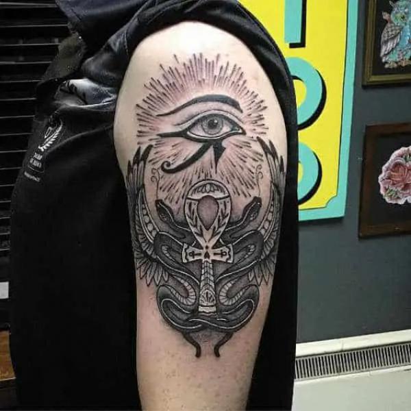 55 Eye of Ra Tattoo Designs with Meanings