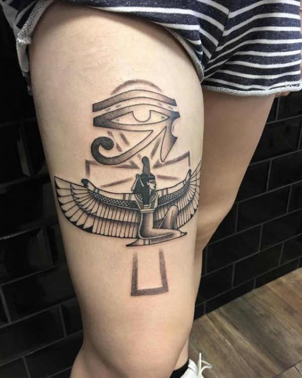 55 Eye of Ra Tattoo Designs with Meanings
