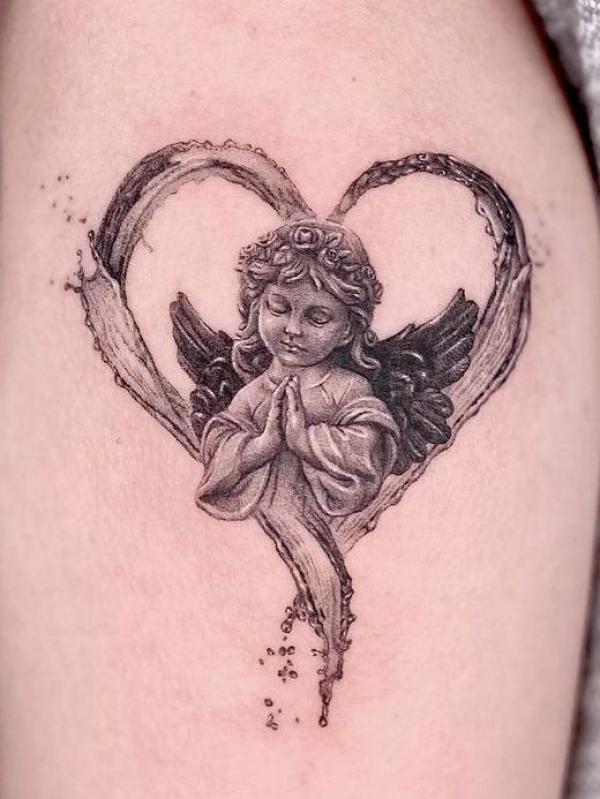 100 Cherub Tattoos: the Designs and Meanings