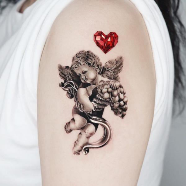 100 Cherub Tattoos: the Designs and Meanings