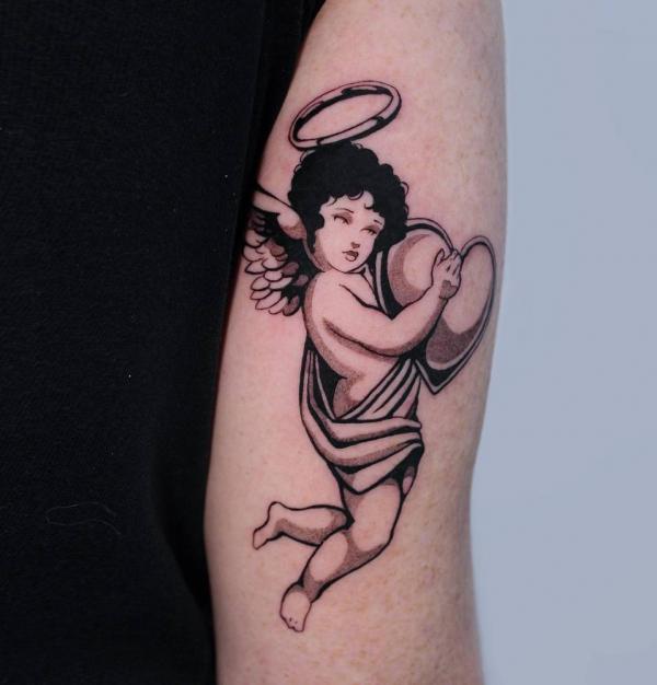 100 Cherub Tattoos: the Designs and Meanings