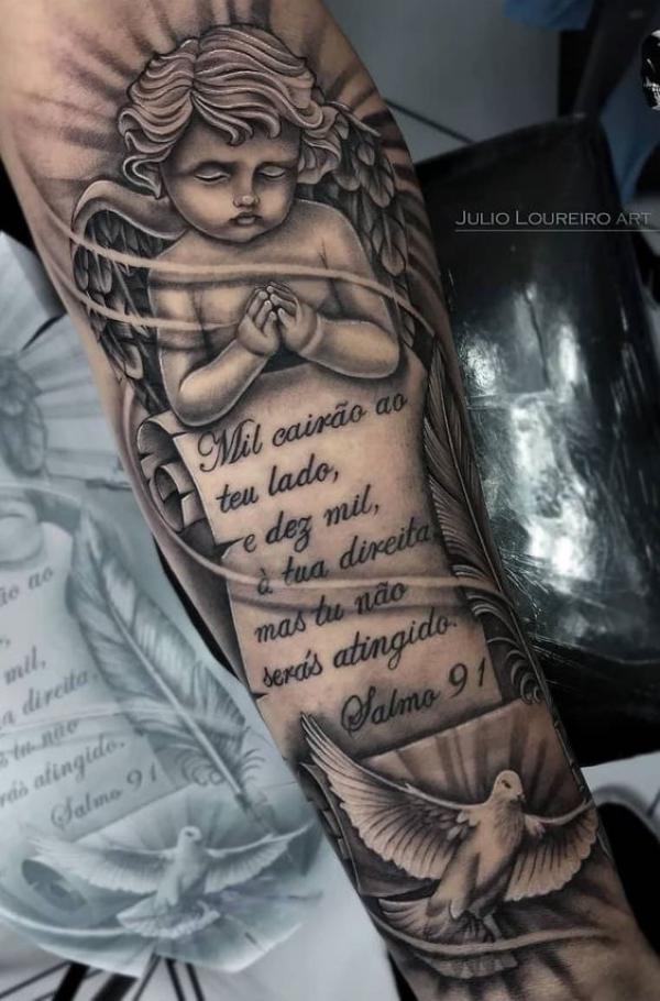 100 Cherub Tattoos: the Designs and Meanings