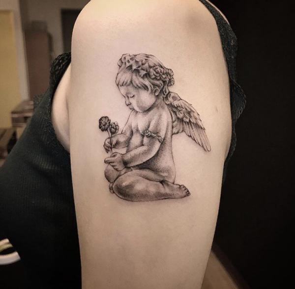 100 Cherub Tattoos: the Designs and Meanings