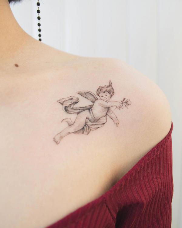 100 Cherub Tattoos: the Designs and Meanings