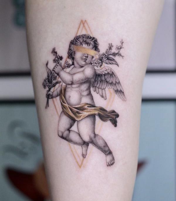 100 Cherub Tattoos: the Designs and Meanings
