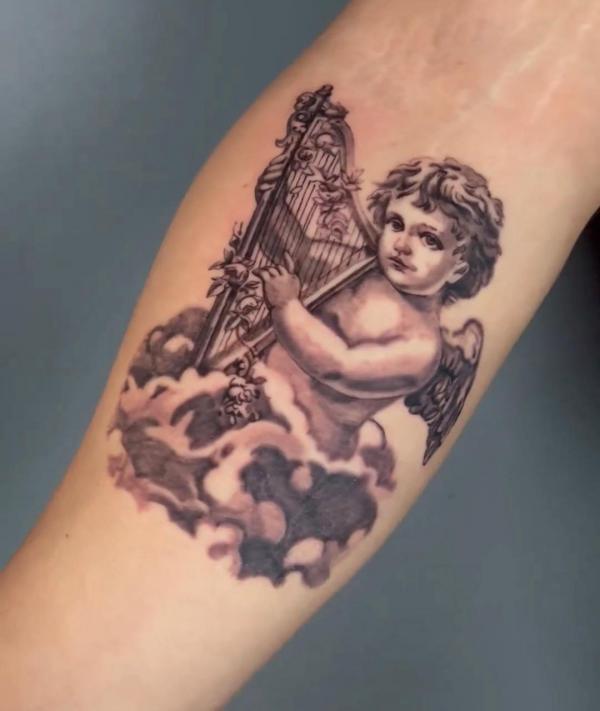 100 Cherub Tattoos: the Designs and Meanings