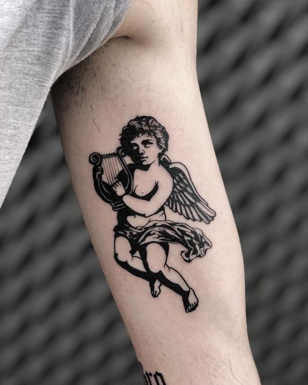 100 Cherub Tattoos: the Designs and Meanings