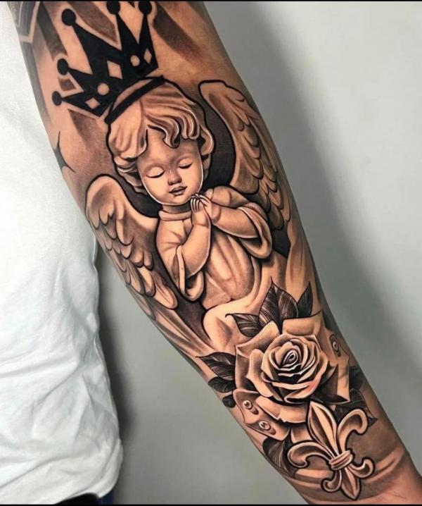 100 Cherub Tattoos: the Designs and Meanings