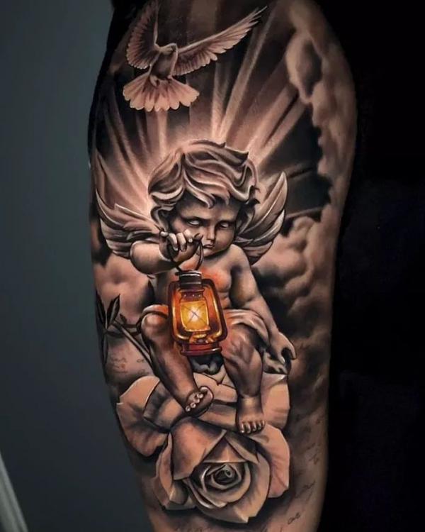 100 Cherub Tattoos: the Designs and Meanings
