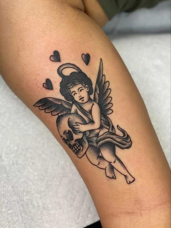 100 Cherub Tattoos: the Designs and Meanings