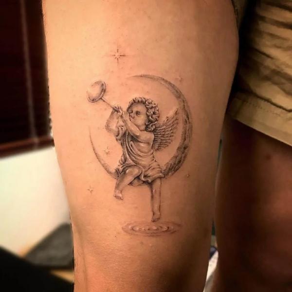 100 Cherub Tattoos: the Designs and Meanings