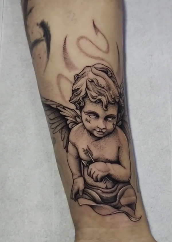 100 Cherub Tattoos: the Designs and Meanings