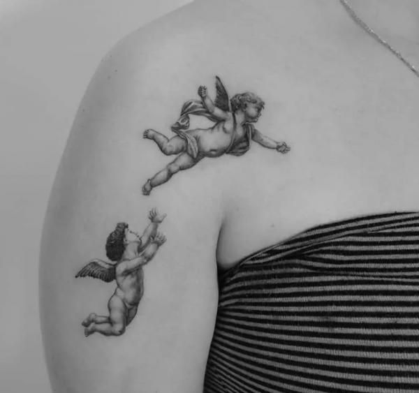 100 Cherub Tattoos: the Designs and Meanings