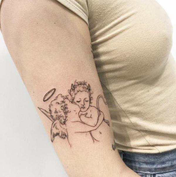 100 Cherub Tattoos: the Designs and Meanings