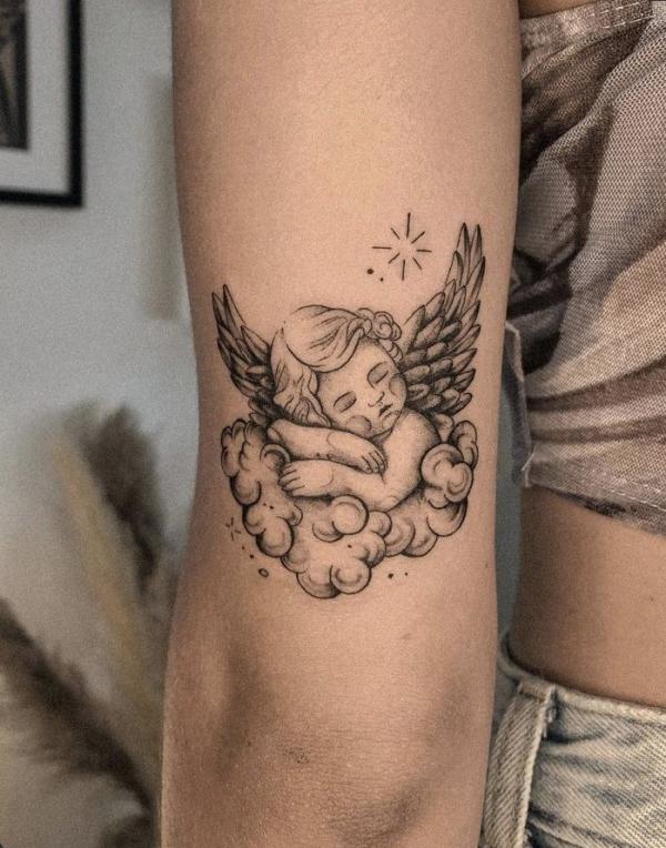 100 Cherub Tattoos: the Designs and Meanings
