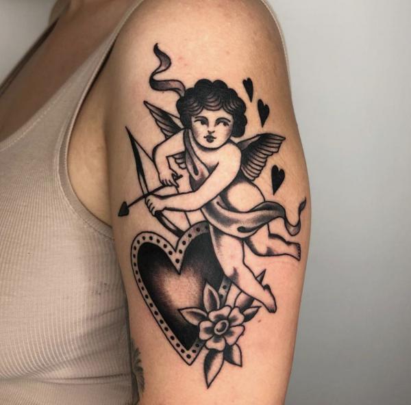 100 Cherub Tattoos: the Designs and Meanings