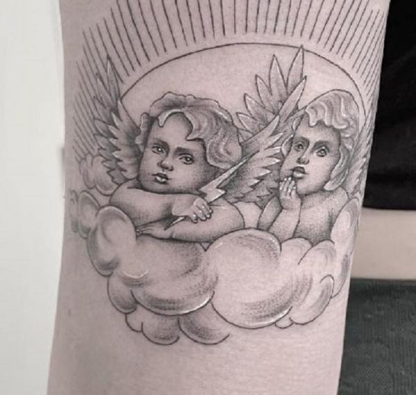 100 Cherub Tattoos: the Designs and Meanings