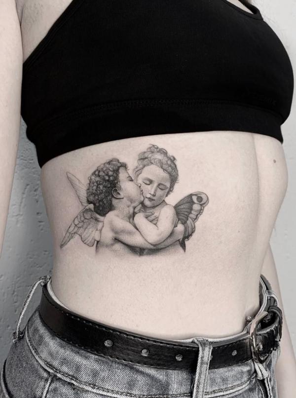 100 Cherub Tattoos: the Designs and Meanings