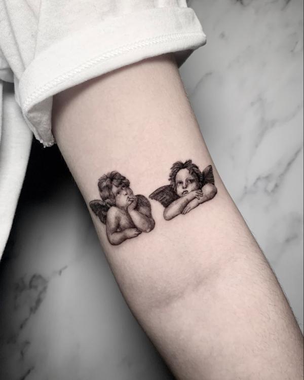 100 Cherub Tattoos: the Designs and Meanings