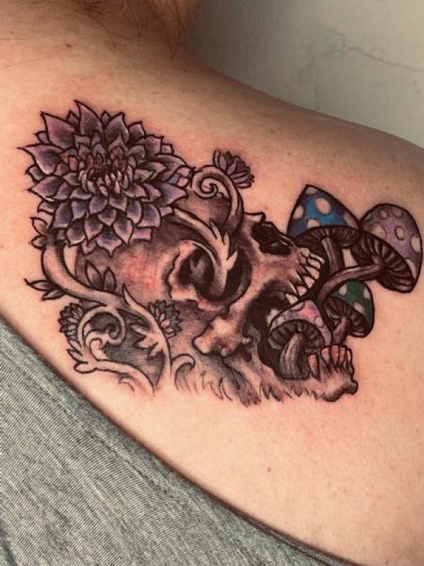70 Colorful Dahlia Tattoo Designs with Meanings