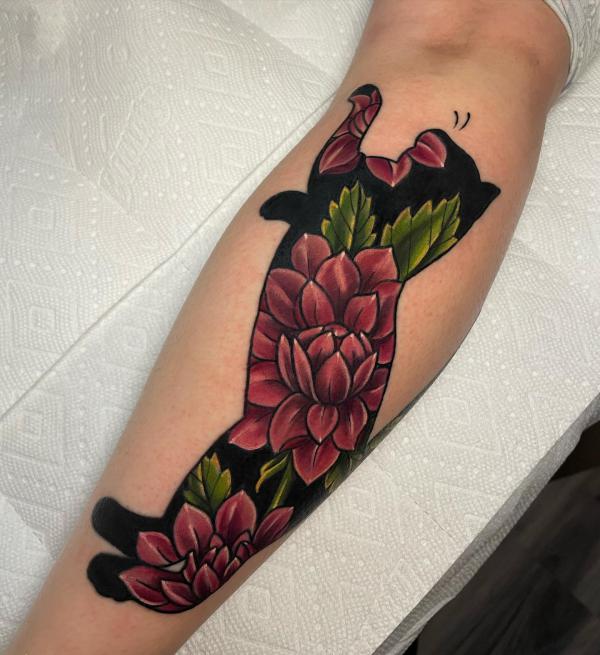 70 Colorful Dahlia Tattoo Designs with Meanings