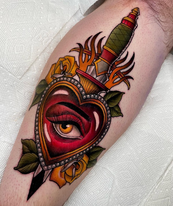 80 Rose and Dagger Tattoo Designs: A Blend of Beauty and Edge