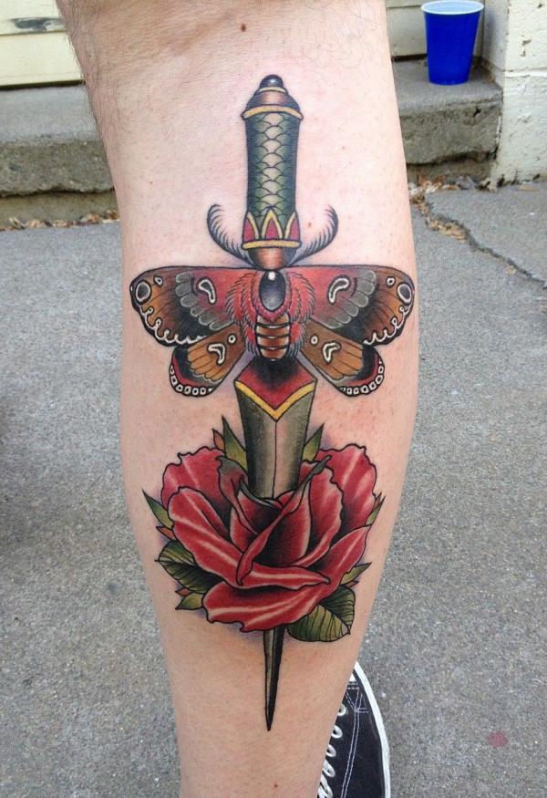 80 Rose and Dagger Tattoo Designs: A Blend of Beauty and Edge