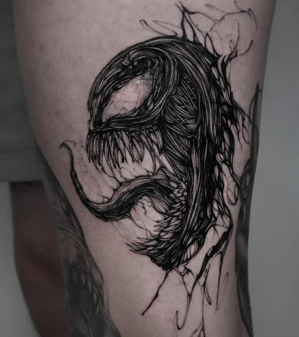 50 Venom Tattoo Designs: A Unique Statement of Artistry