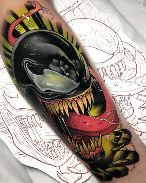 50 Venom Tattoo Designs: A Unique Statement of Artistry