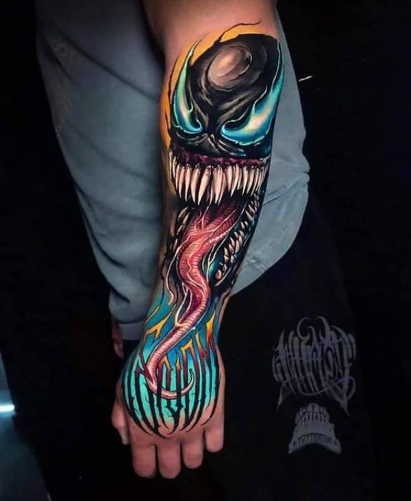 50 Venom Tattoo Designs: A Unique Statement of Artistry