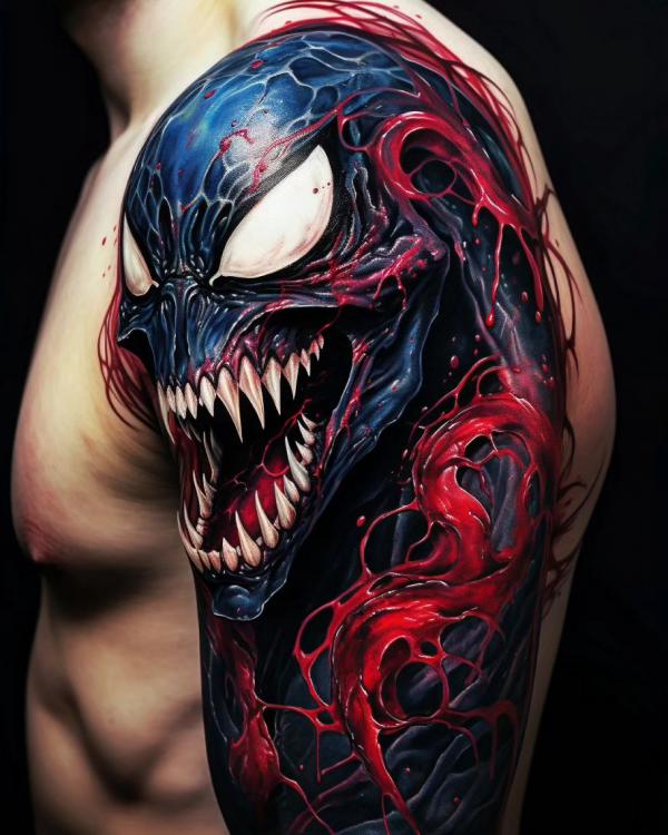 50 Venom Tattoo Designs: A Unique Statement of Artistry