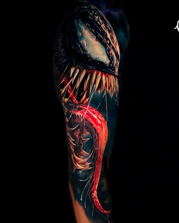 50 Venom Tattoo Designs: A Unique Statement of Artistry
