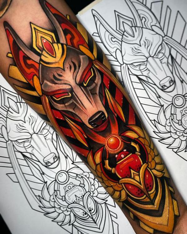 140 Anubis Tattoo Design Ideas for your Inspiration